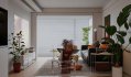 Modern living room and dining room interior scene - Thumbnail 4