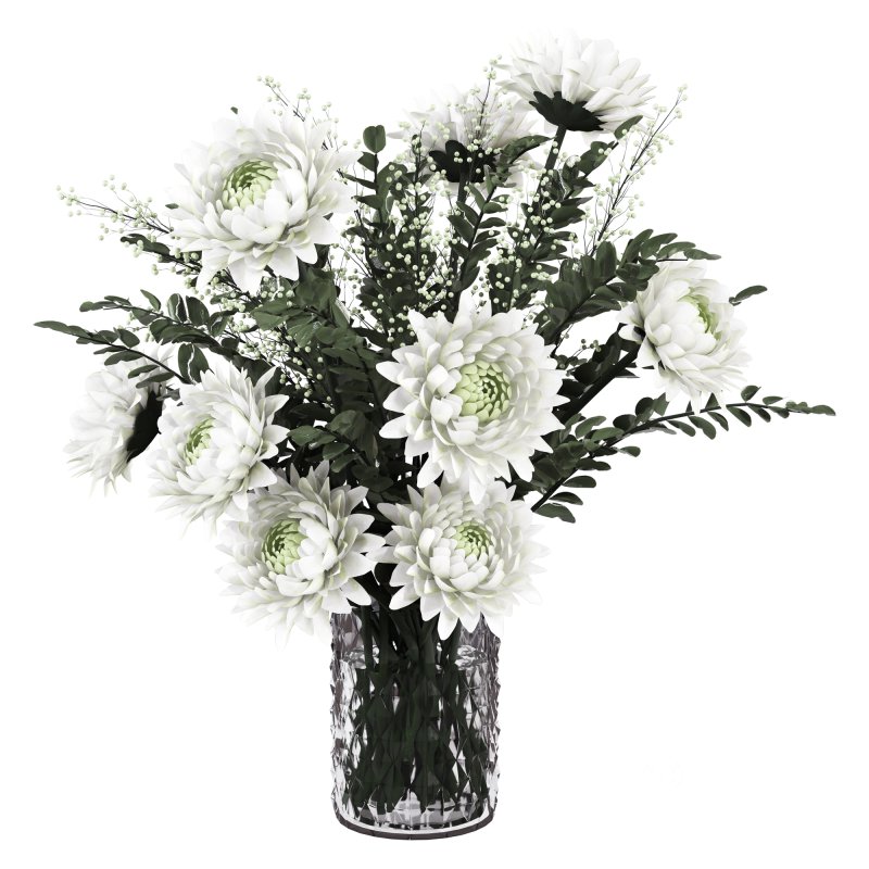 Bouquet Flower Plant Set 027 Image 1