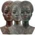 Regal African Queen Bust Sculpture Intricate - Thumbnail 3