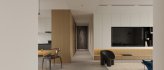 Modern living room and dining room interior scene - Thumbnail 5