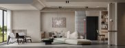 Modern living room and dining room interior scene - Thumbnail 2