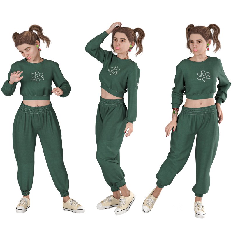 Casual Teenager 03 poses Image 1