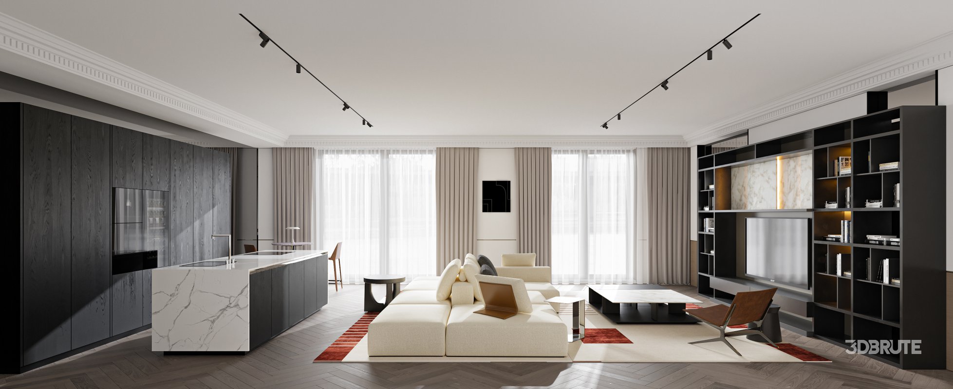 living room dining room Image 1