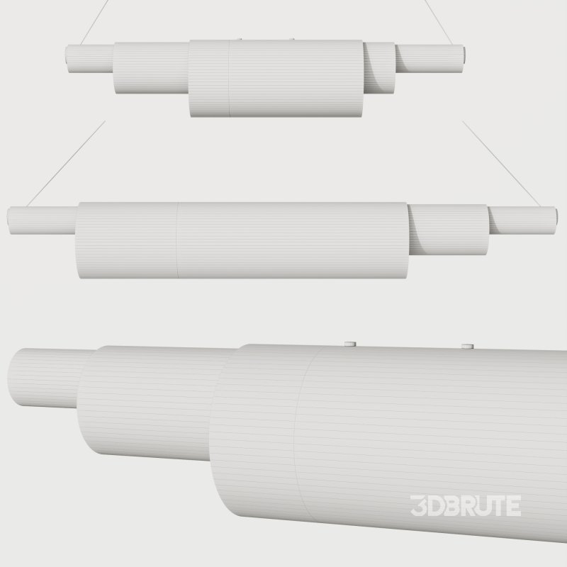 Roll and Hill Coax Pendant light Image 4