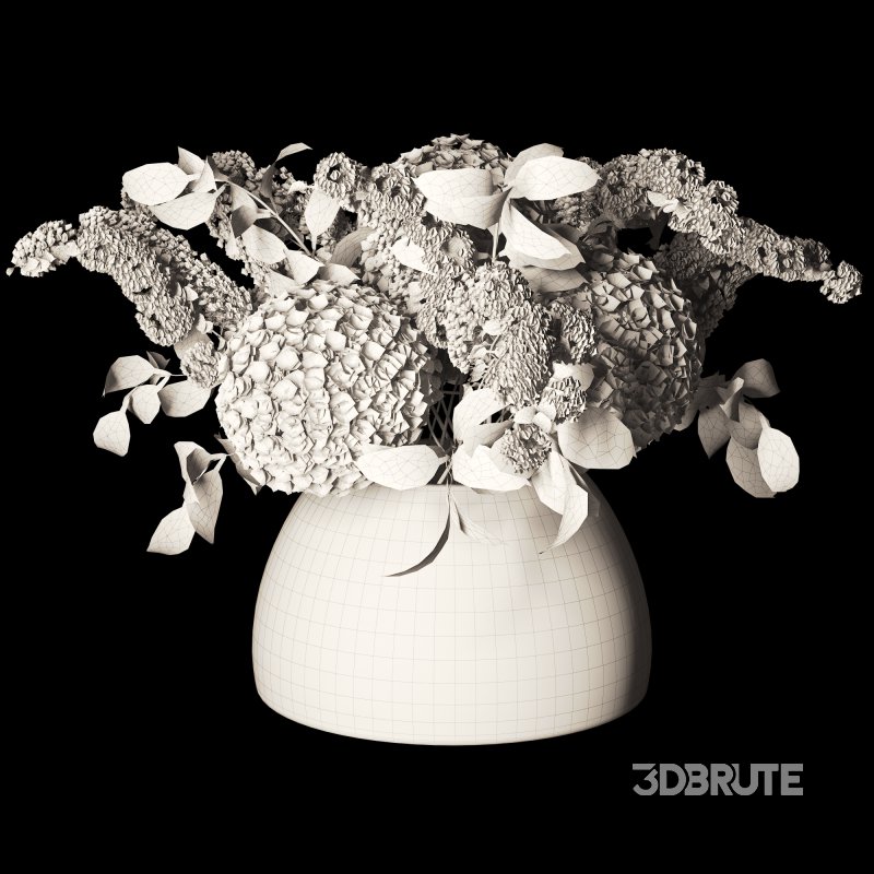 Bouquet with Hydrangeas Set Image 6