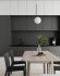 Modern living room and dining room interior scene - Thumbnail 6