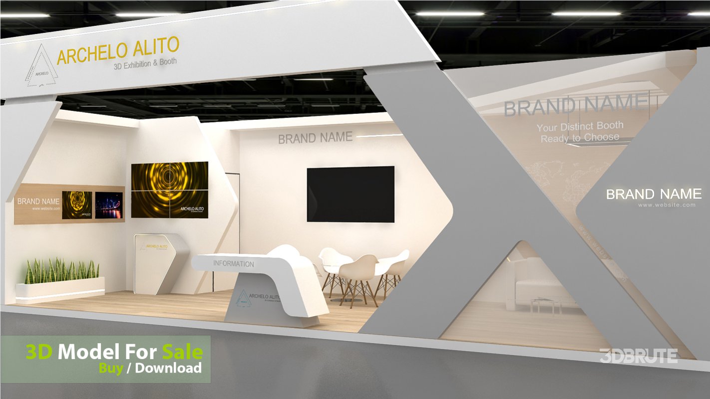 3D Exhibition Booth Model Image 5