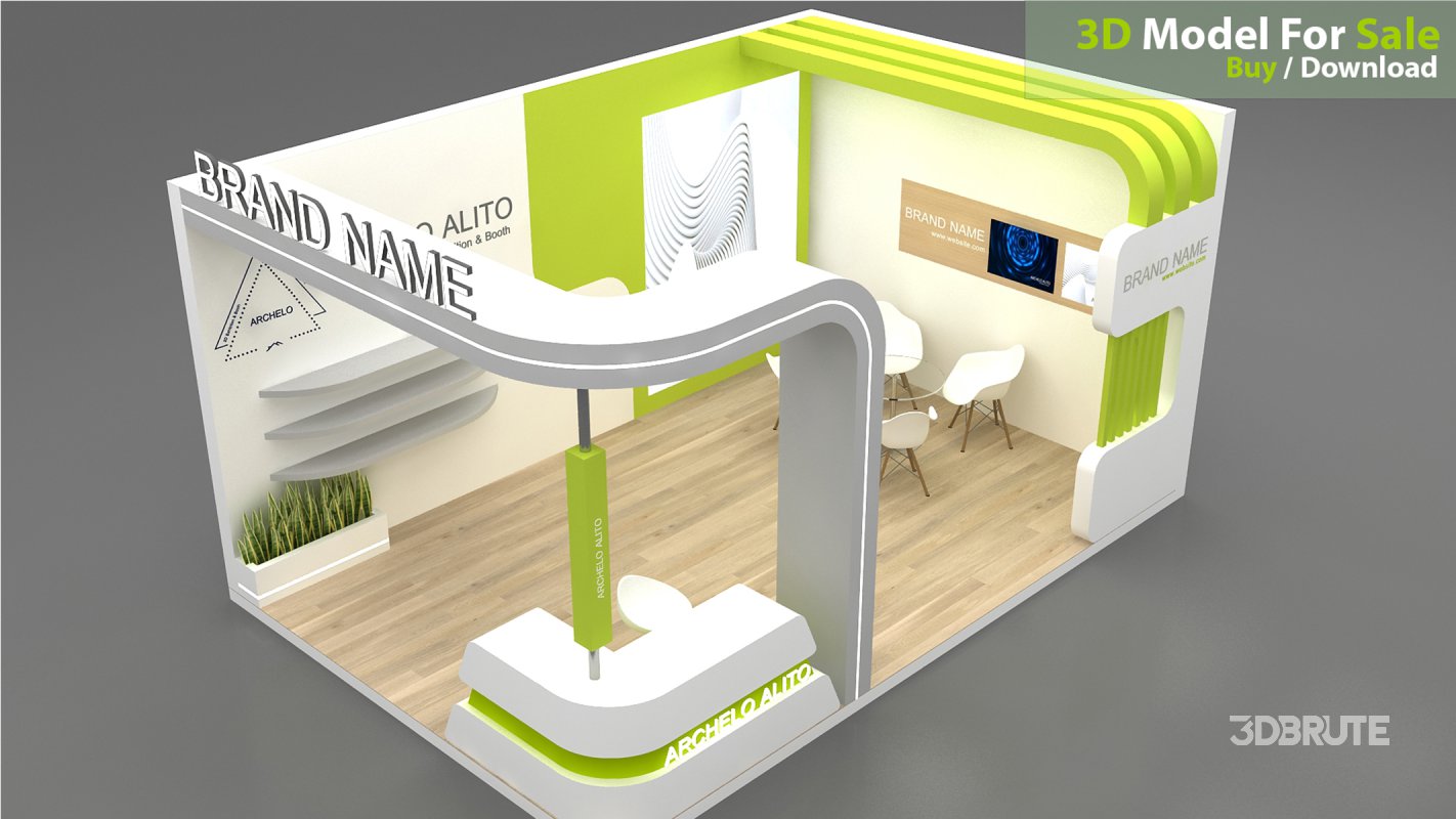 3D Exhibition Booth Model Image 6