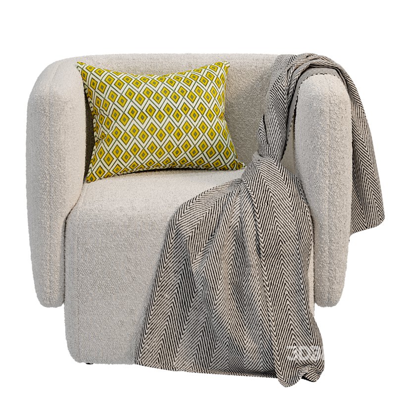 Linus Upholstered Armchair Image 3