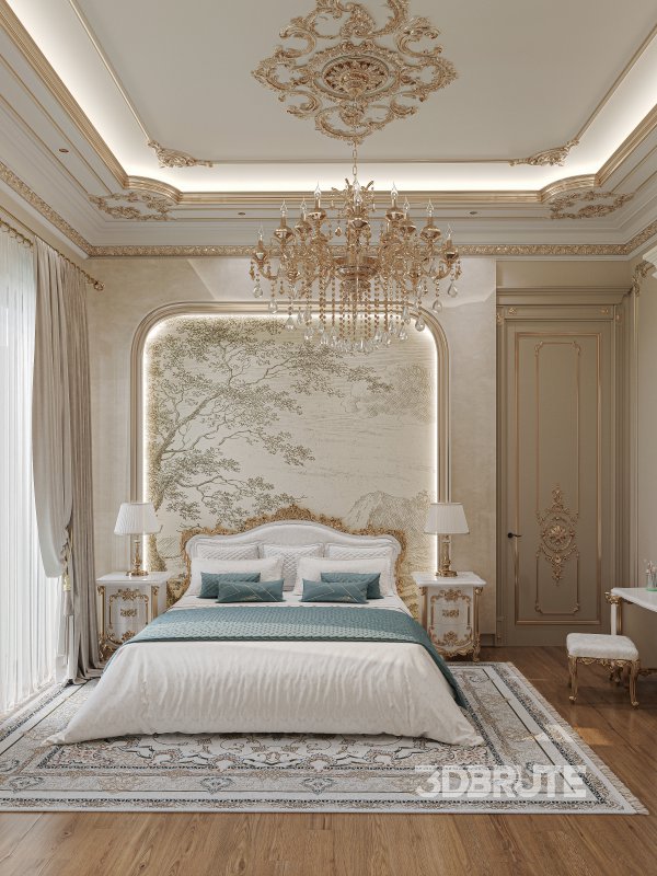 Classic style bedroom Image 2