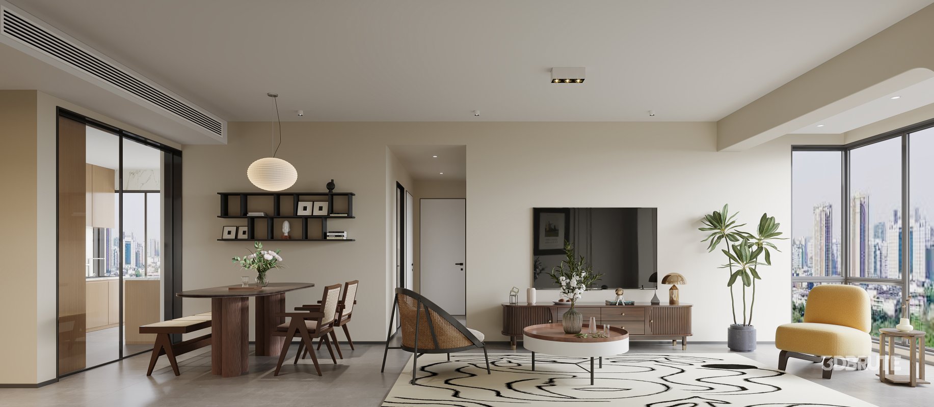 living room dining room Image 1