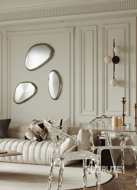 Luxurious living room and dining room Image 6