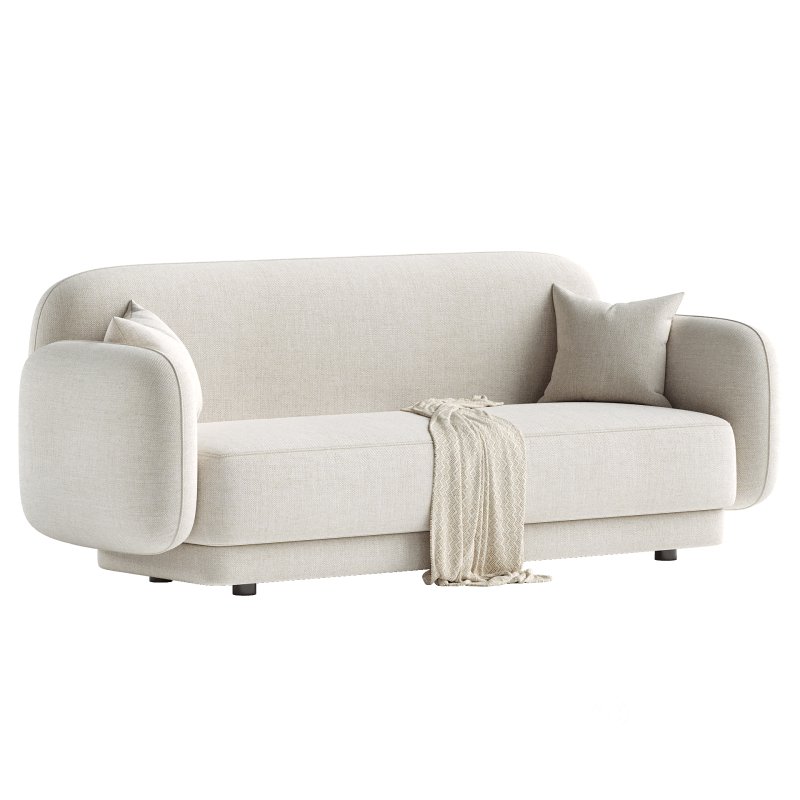 Kandor Textured Velvet Sofa Image 3