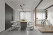 Modern living room and dining room interior scene - Thumbnail 8