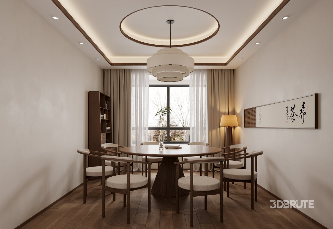 chinese living room dining room Image 1