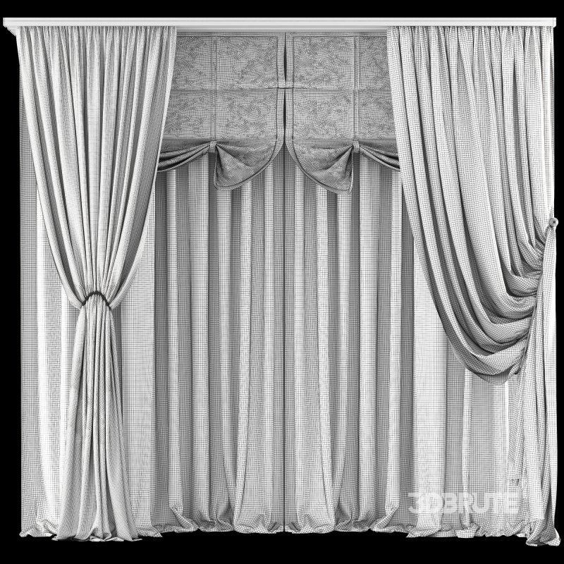 Silk and Cotton Curtain Set 80 Image 7