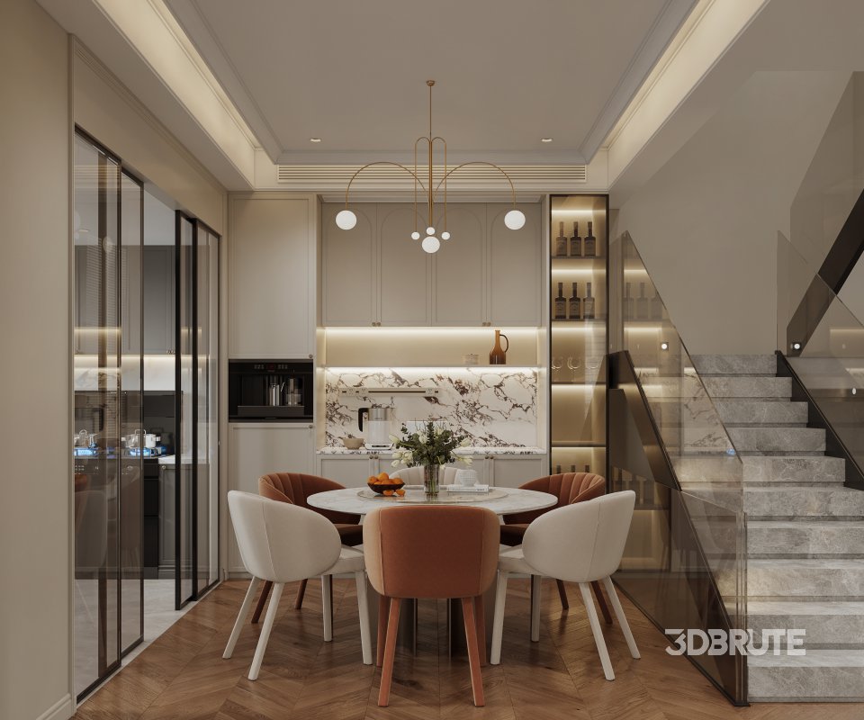 Eclectic living and dining room Image 2