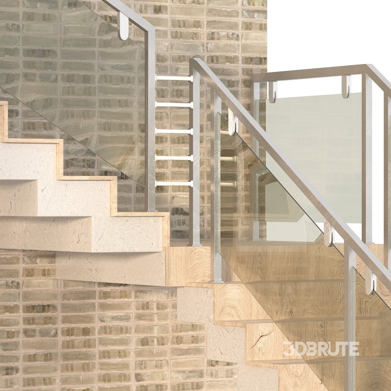 Wooden L Shape Staircase Image 7