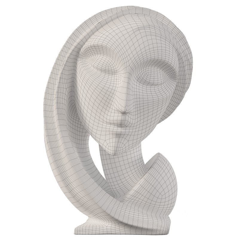 Antique Serene Meditation Figure Sculpture Image 1