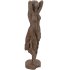 Wooden Woman Stand Statue - Thumbnail 1