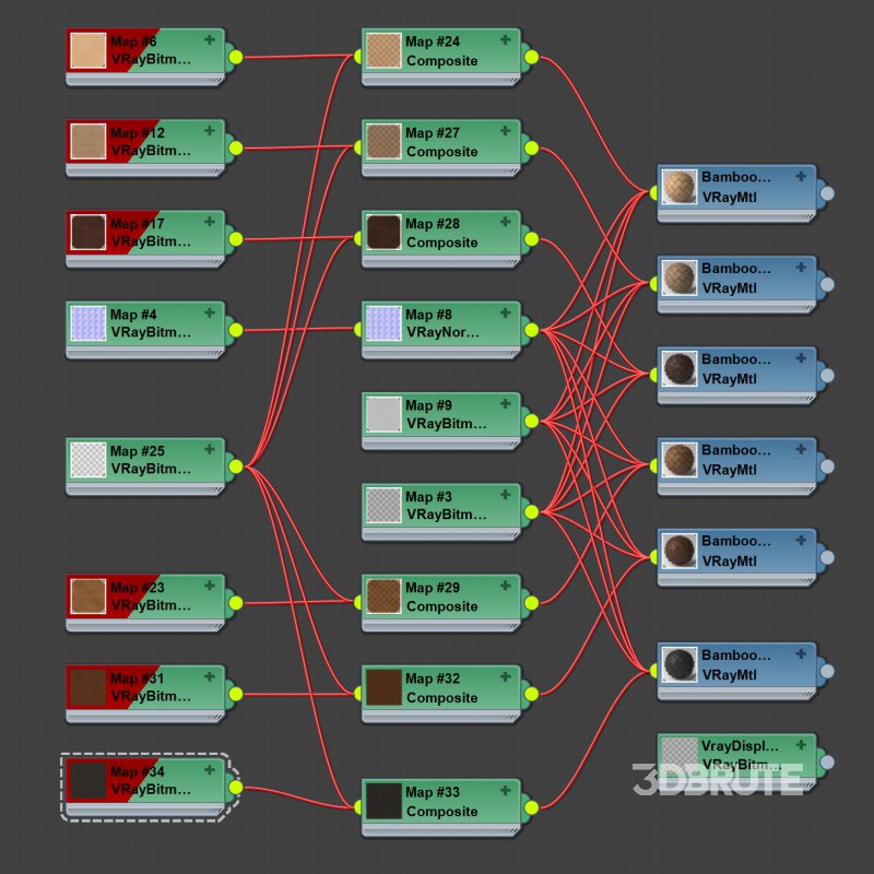 Unlimited Bamboo Weave 05 – Procedural SBSAR Image 1