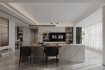 Modern living room and dining room interior scene - Thumbnail 4