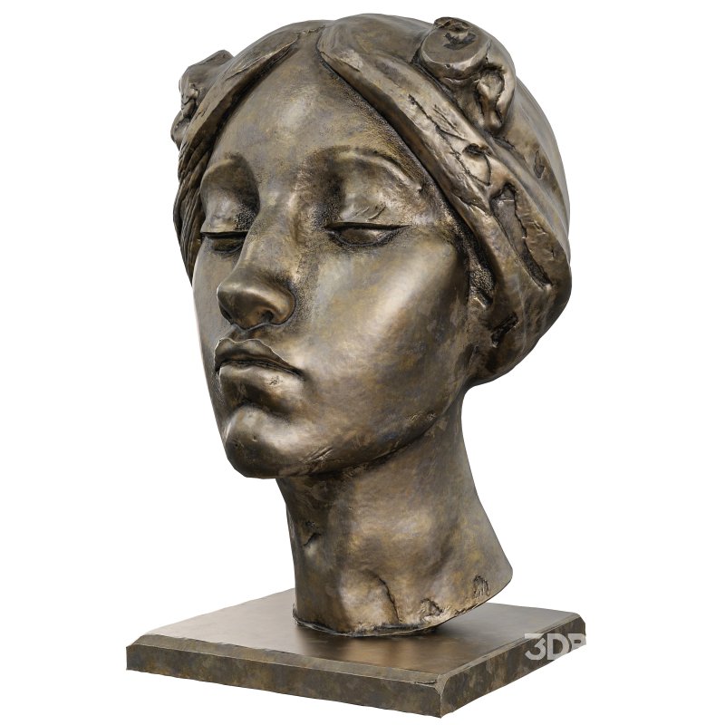 Antique Woman head Statue Image 2