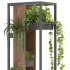 Metal and Wood Plant Stand - Thumbnail 4