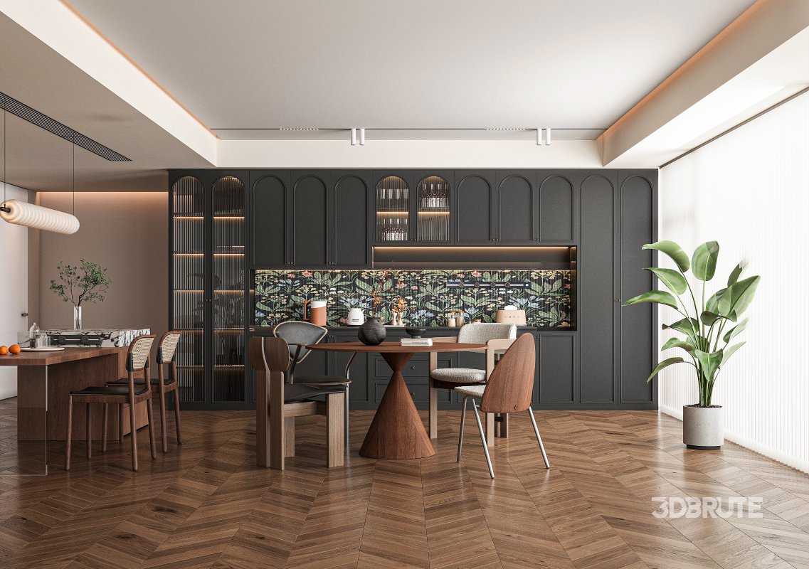 modern dining room Image 1