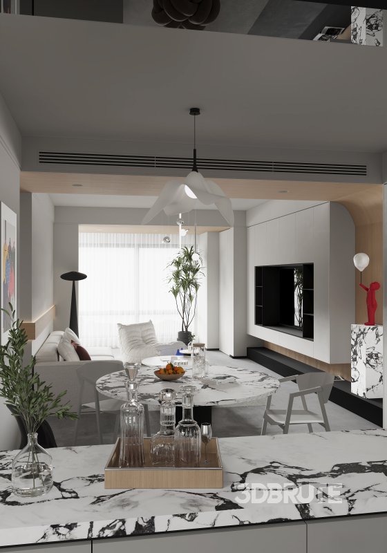 living room dining room Image 5