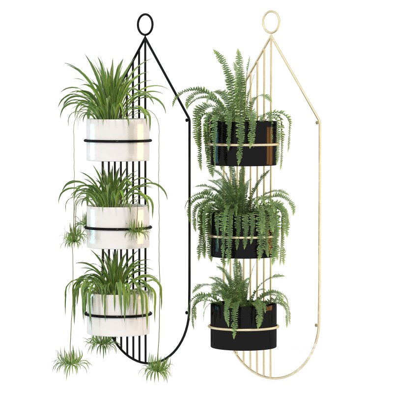 Metal Plant Set 04 Image 1