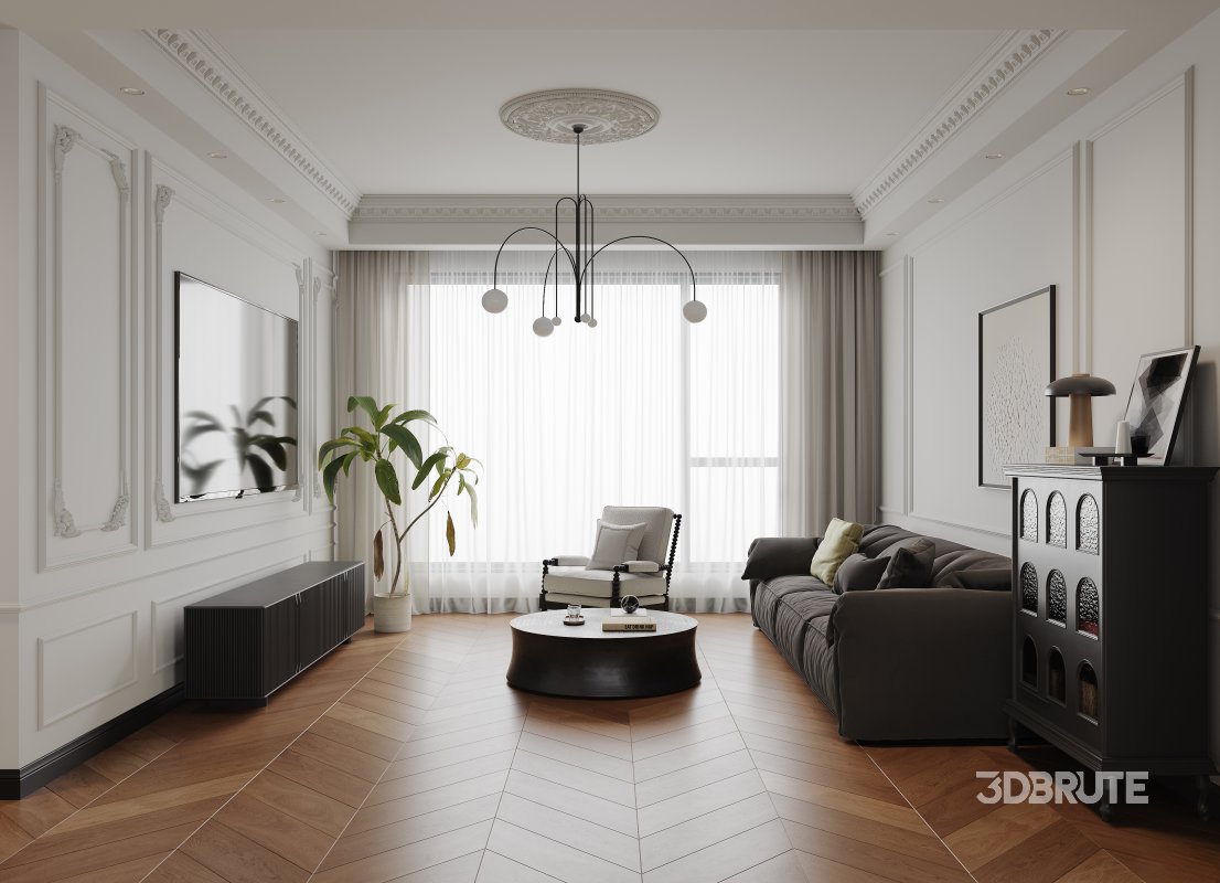 Eclectic living and dining room kitchen Image 4