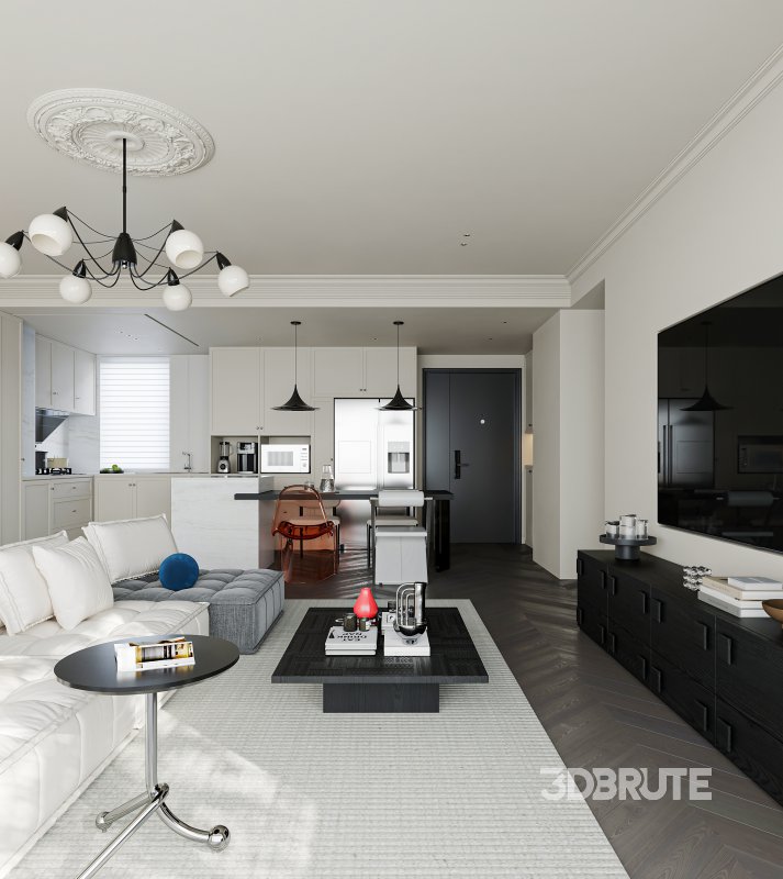 Eclectic living and dining room Image 4