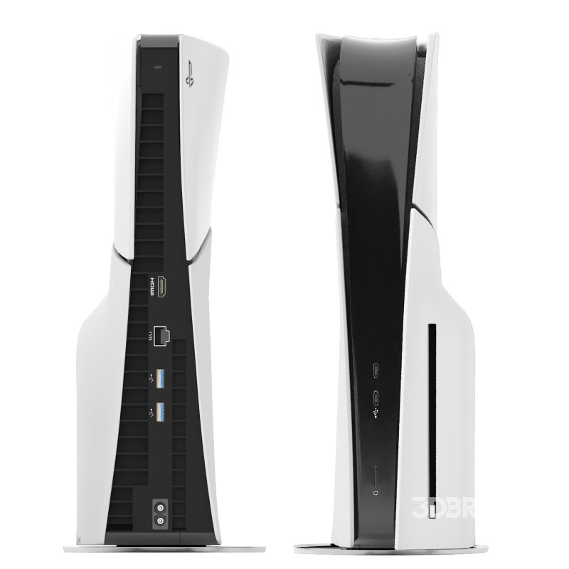 sony playstation 5 slim with headphone and controller Image 3