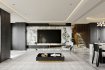 Modern living room and dining room interior scene - Thumbnail 7