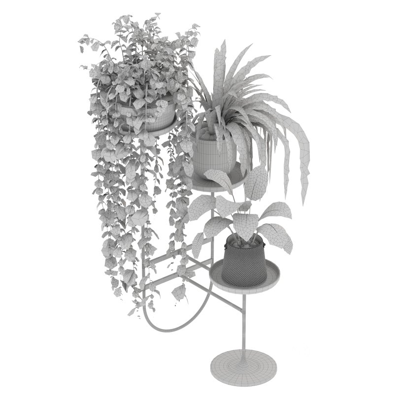 Metal Standing Plant Image 1