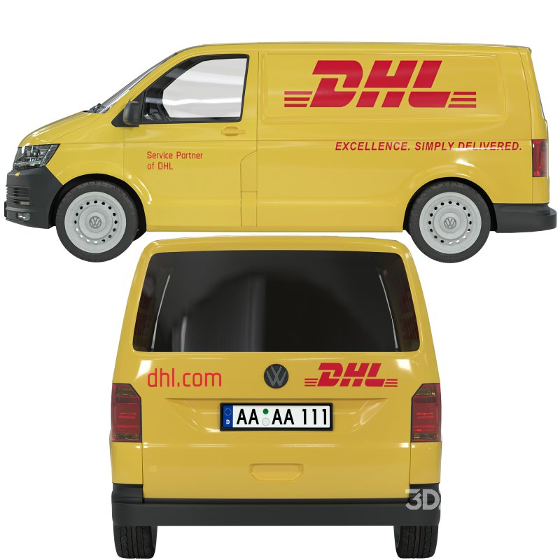 DHL and Aramex_ Post Van Image 1