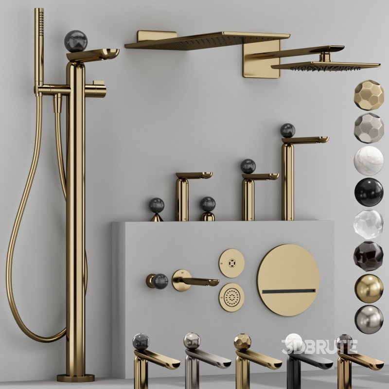 GESSI PERLE BATHROOM FAUCET COLLECTION Image 3