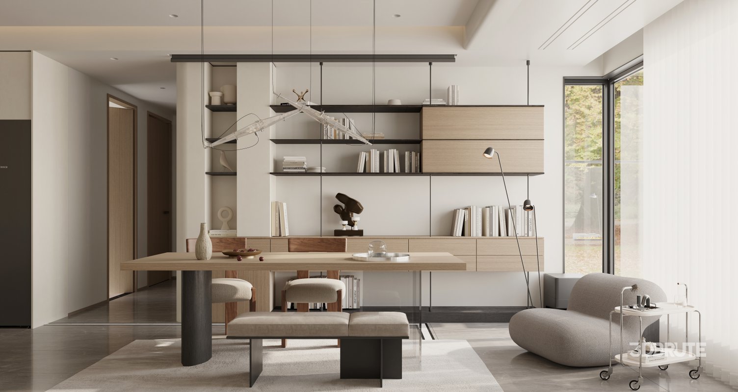 living room dining room Image 1