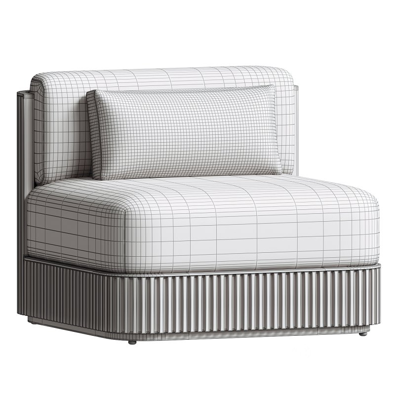 Beaumont Outdoor Teak Lounge Chair Image 1