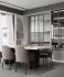 Modern living room and dining room interior scene - Thumbnail 6