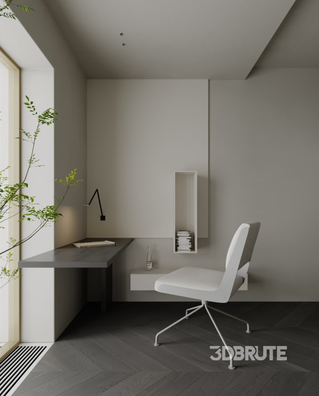 Modern living room and dining room interior scene Image 3