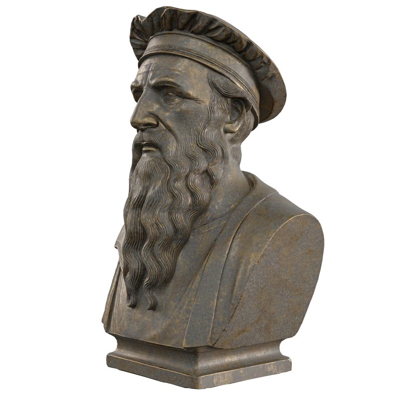 Antique Leonardo_da_Vinci Statue Image 1