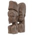 Wooden African Couple Statue 02 - Thumbnail 2