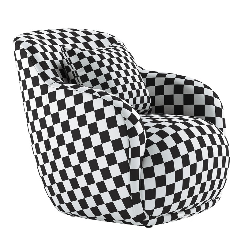 Stevie Dark Green Lounge Chair Image 2