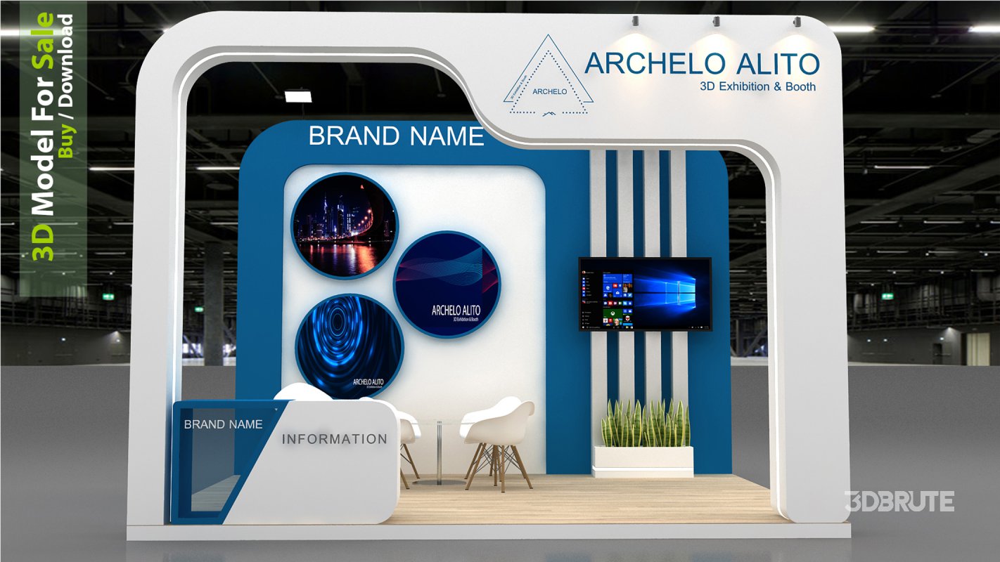 3d model booth Image 5