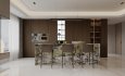 Modern living room and dining room interior scene - Thumbnail 7