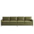 Brett Jade Green Velvet Sofa - Thumbnail 1