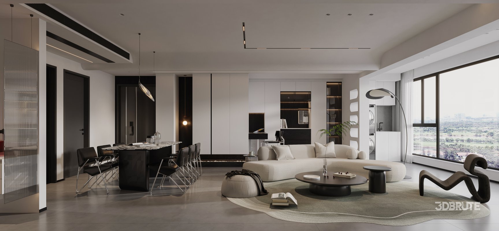 living room dining room Image 1