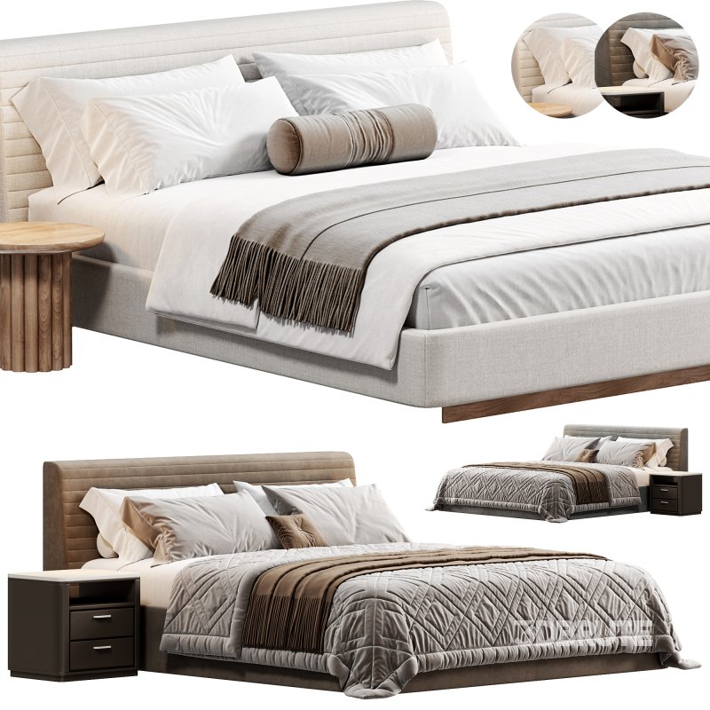 Roger Bed by Minotti Image 3